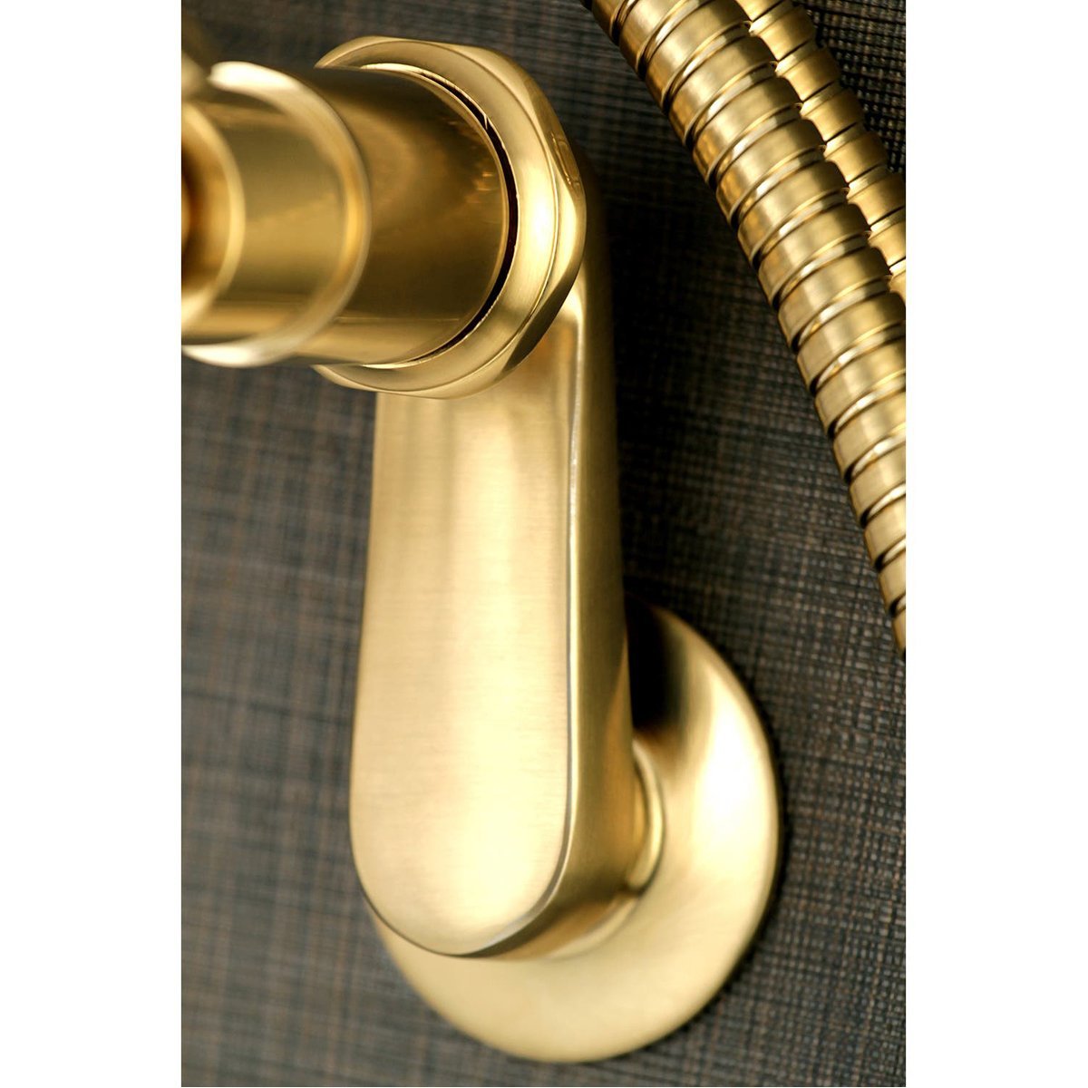 Kingston Brass Concord Wall Mount Tub Filler with Hand Shower