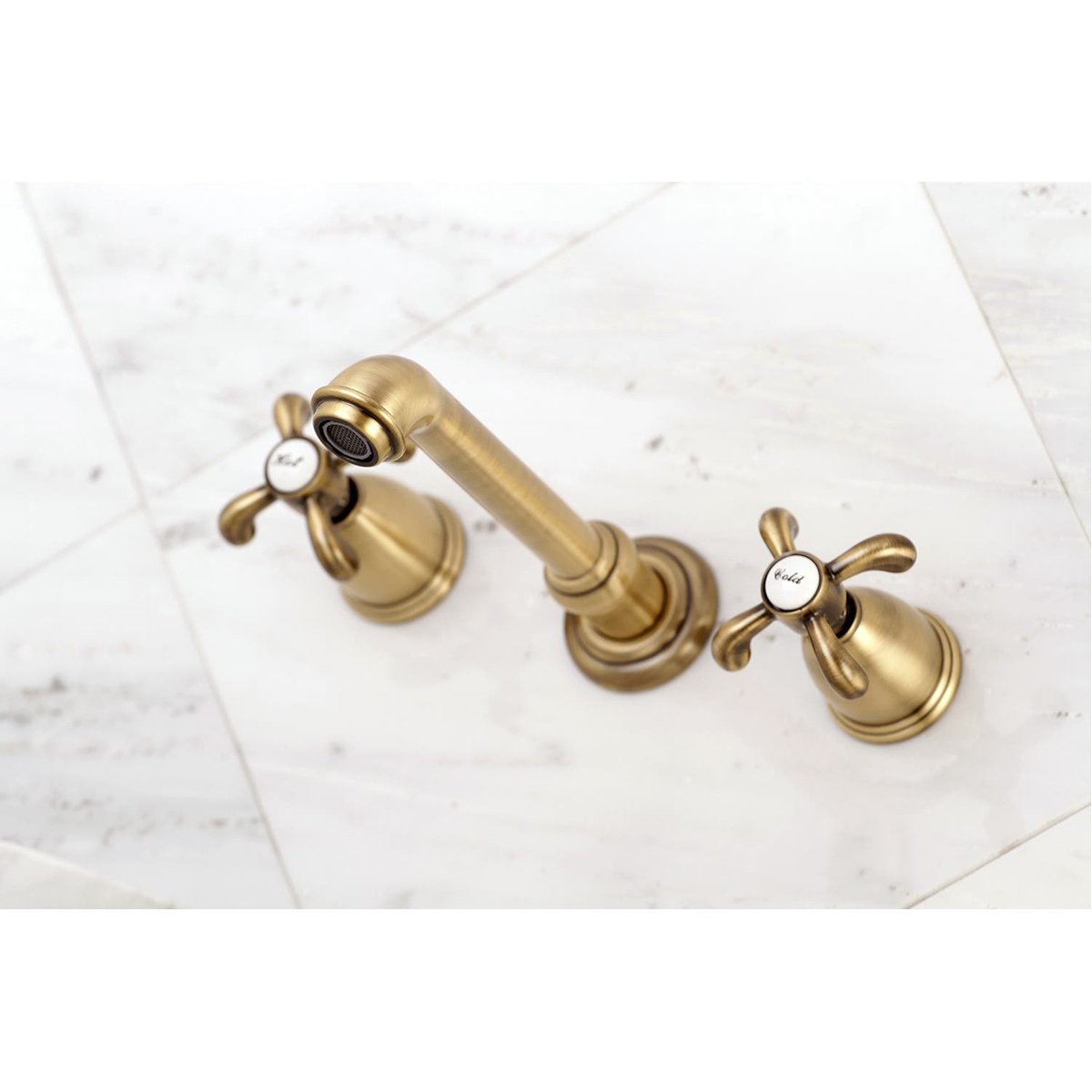 Kingston Brass French Country 2-Handle Wall Mount Roman Tub Faucet