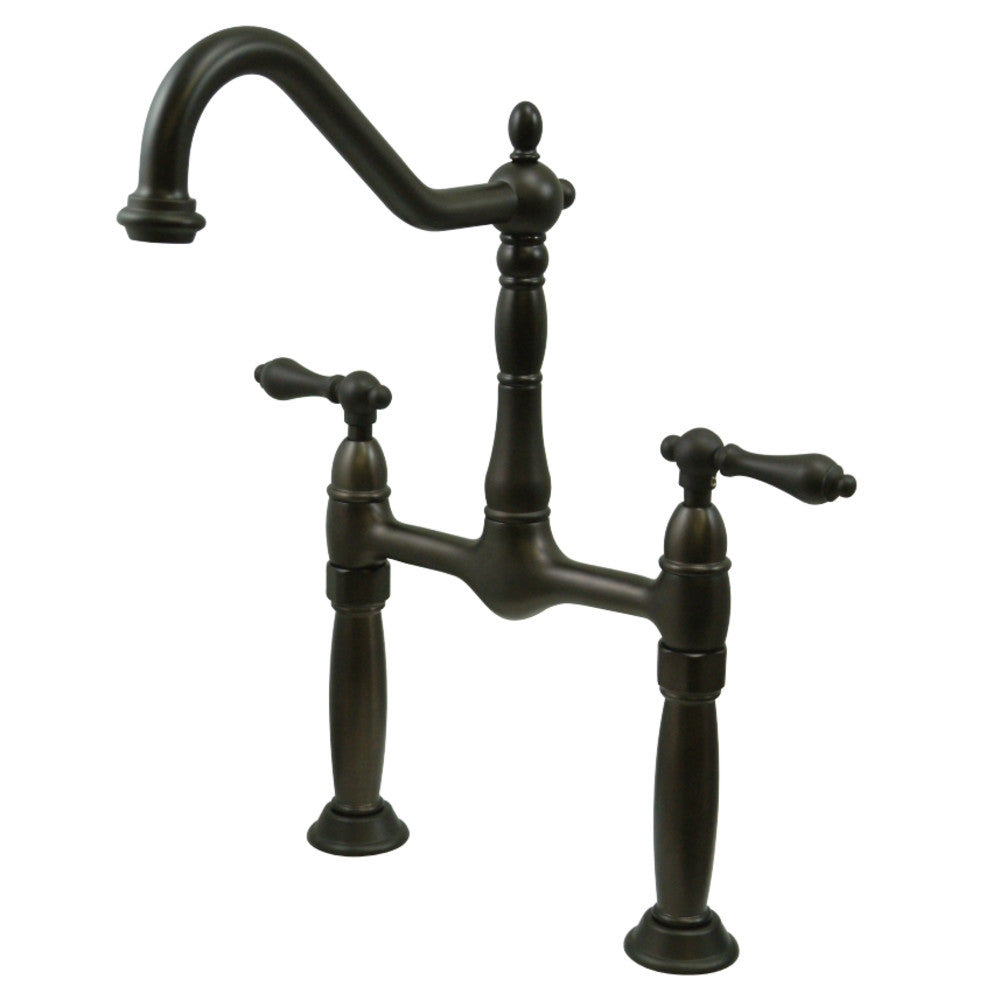 Kingston Brass Victorian Two Handle Vessel Sink Faucet