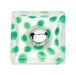 Emerald Polka Dot Glass Knob 1 1/2 Inch, Model number 3228-CH, Atlas Homewares