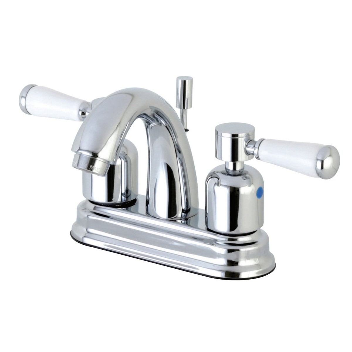 Kingston Brass Paris Deck Mount 4-Inch Centerset Bathroom Faucet