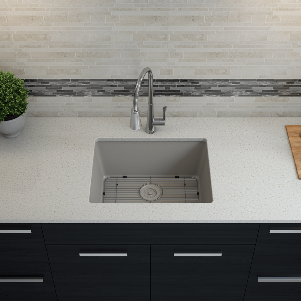 Standard Size Rectangle Quartz Composite Kitchen Sink