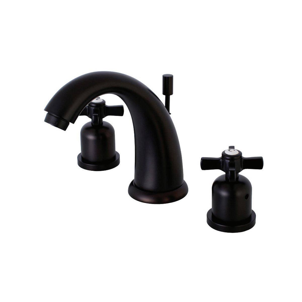 Kingston Brass Millennium 3-Hole 8-Inch Widespread Bathroom Faucet