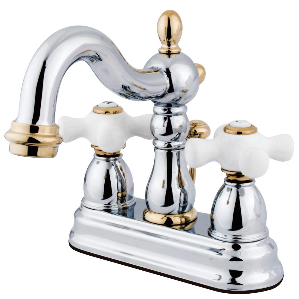 Kingston Brass Heritage 4" Centerset 3-Hole Bathroom Faucet