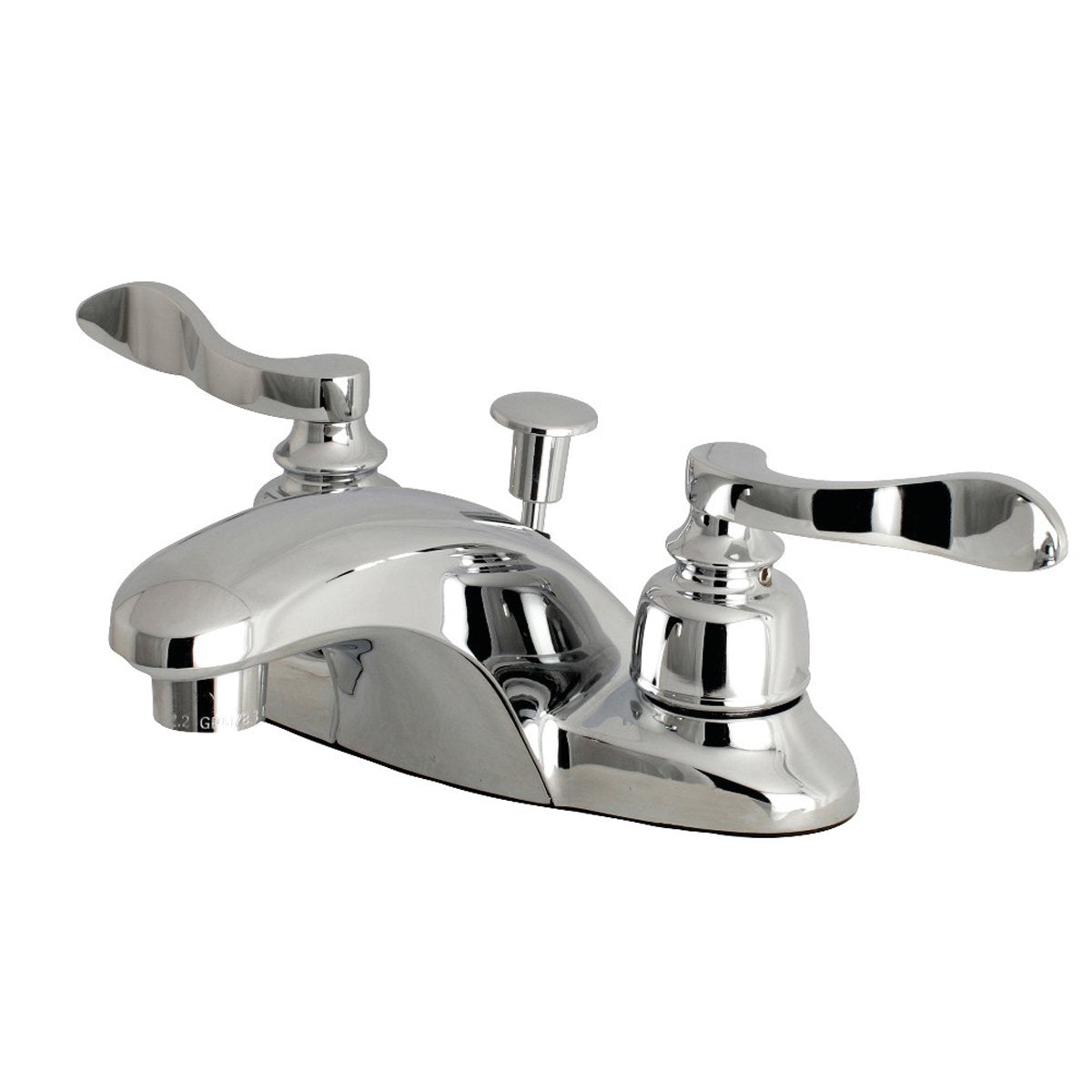 Kingston Brass NuWave French 4" Centerset Deck Mount Bathroom Faucet