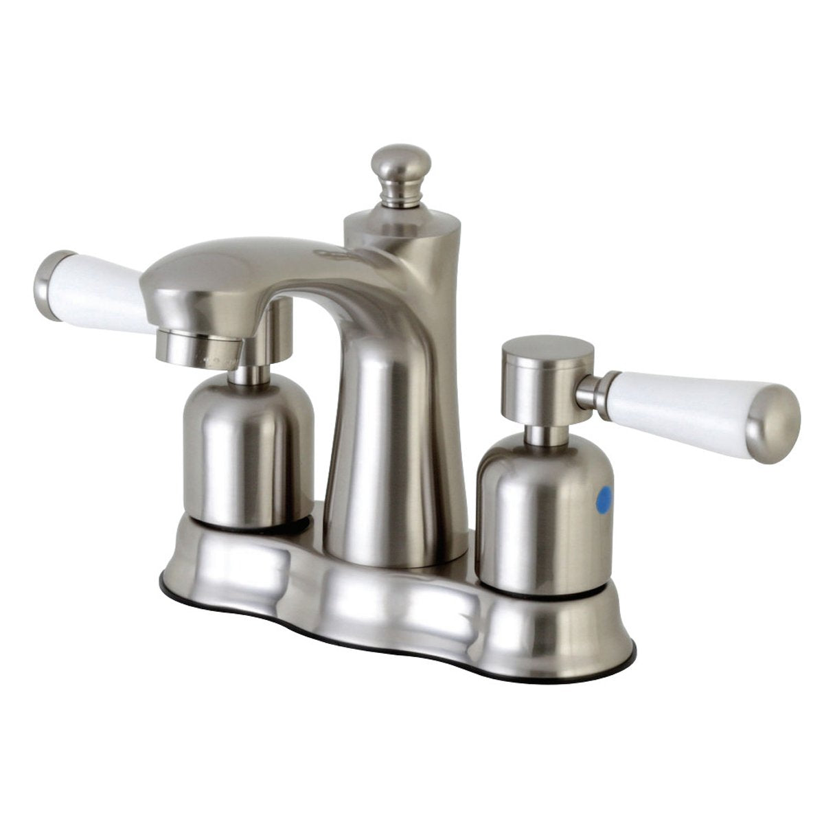 Kingston Brass Paris 4-Inch Centerset Deck Mount Bathroom Faucet