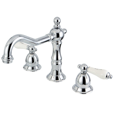 Kingston Brass Vintage 8 to 16-Inch Widespread Three-Hole Bathroom Faucet-DirectSinks