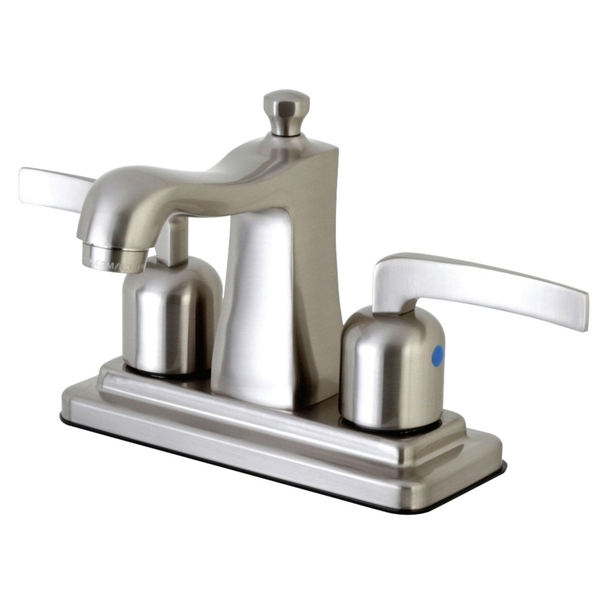 Kingston Brass Centurion Two-Handle 4" Centerset Deck Mount Bathroom Faucet