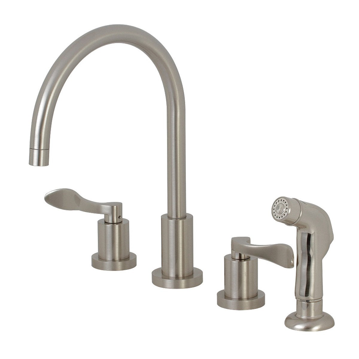 Kingston Brass 8-Inch to 16-Inch Widespread Kitchen Faucet-DirectSinks