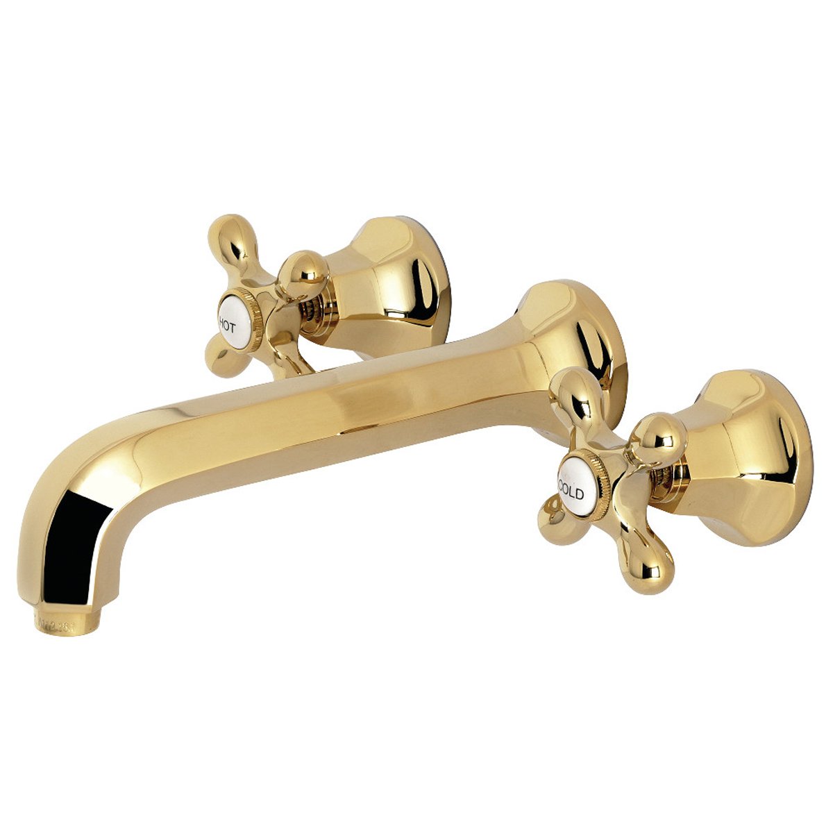 Kingston Brass Metropolitan Wall Mount Two-Handle Bathroom Faucet