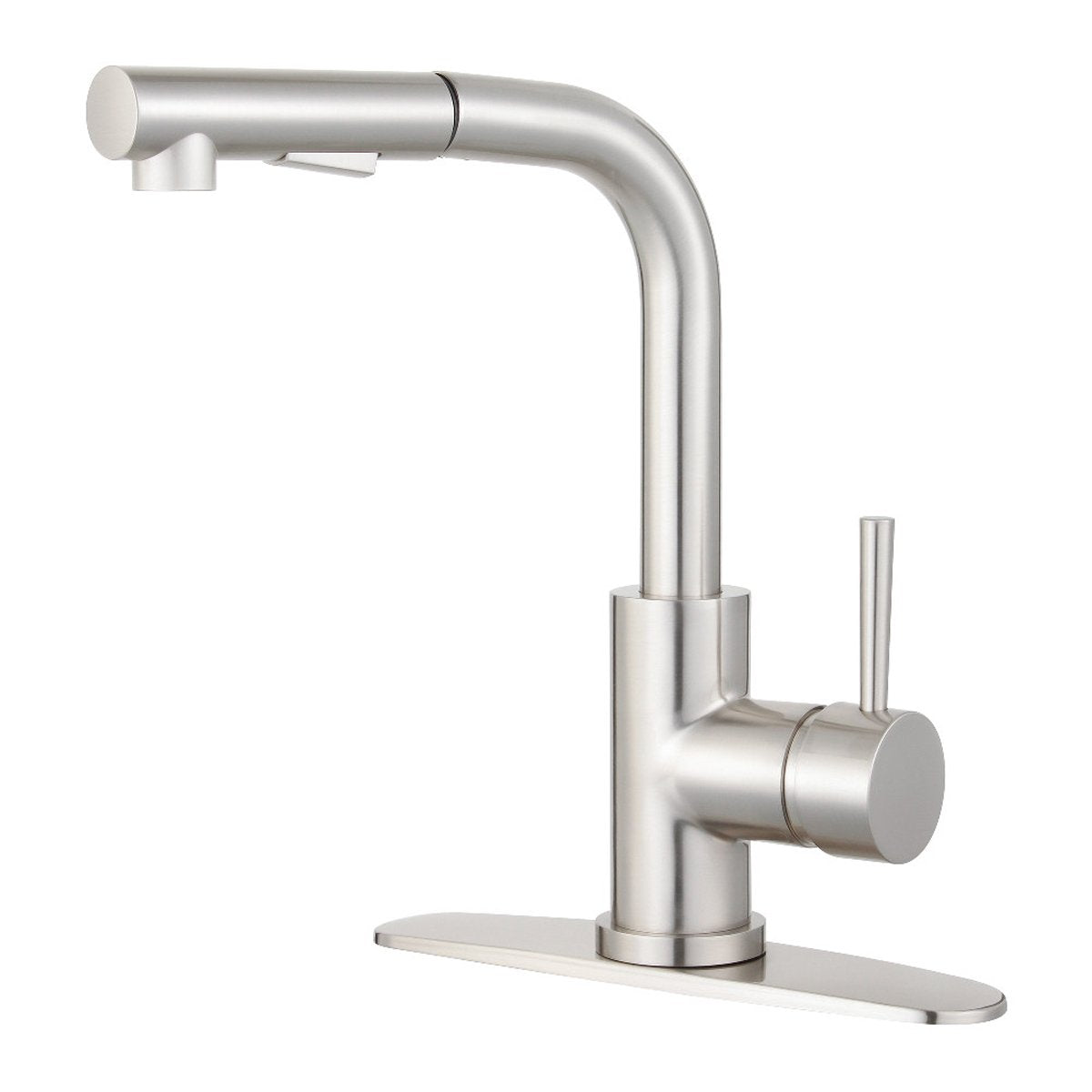 Kingston Brass Gourmetier Concord Single-Handle Kitchen Faucet with Pull-Out Sprayer