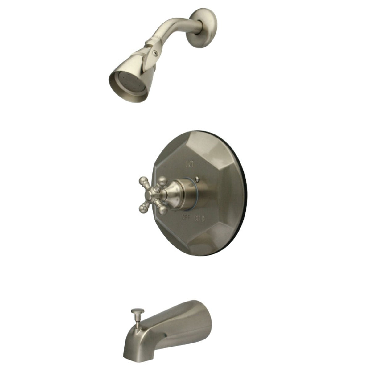 Kingston Brass English Vintage 3-Hole Tub with Shower Faucet