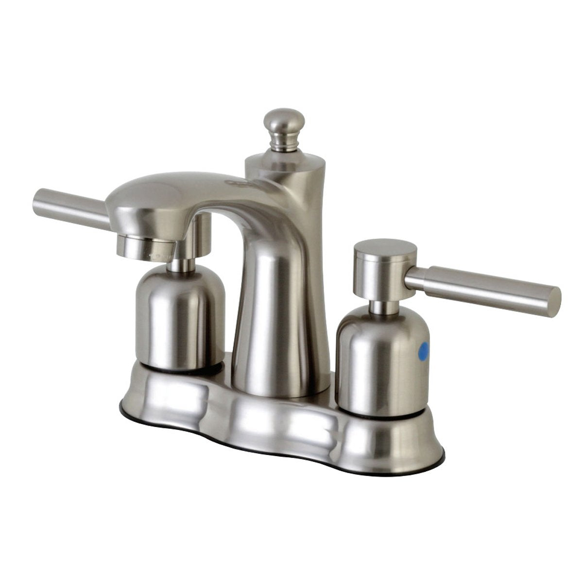 Kingston Brass Concord 3-Hole Deck Mount 4-Inch Centerset Bathroom Faucet