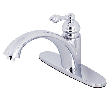 Kingston Brass KS6571ALLS Single-Handle Kitchen Faucet in Polished Chrome-DirectSinks