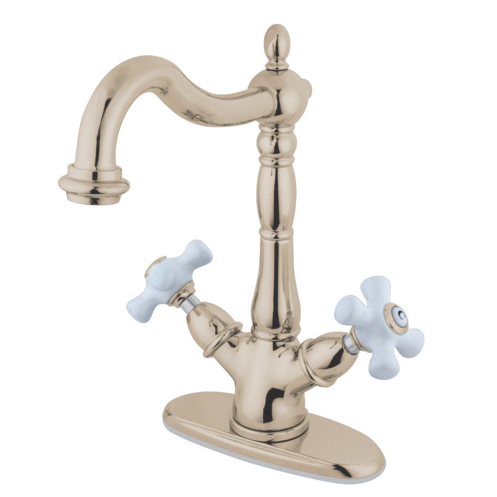 Kingston Brass Heritage 2-Handle Deck Mount Vessel Sink Faucet