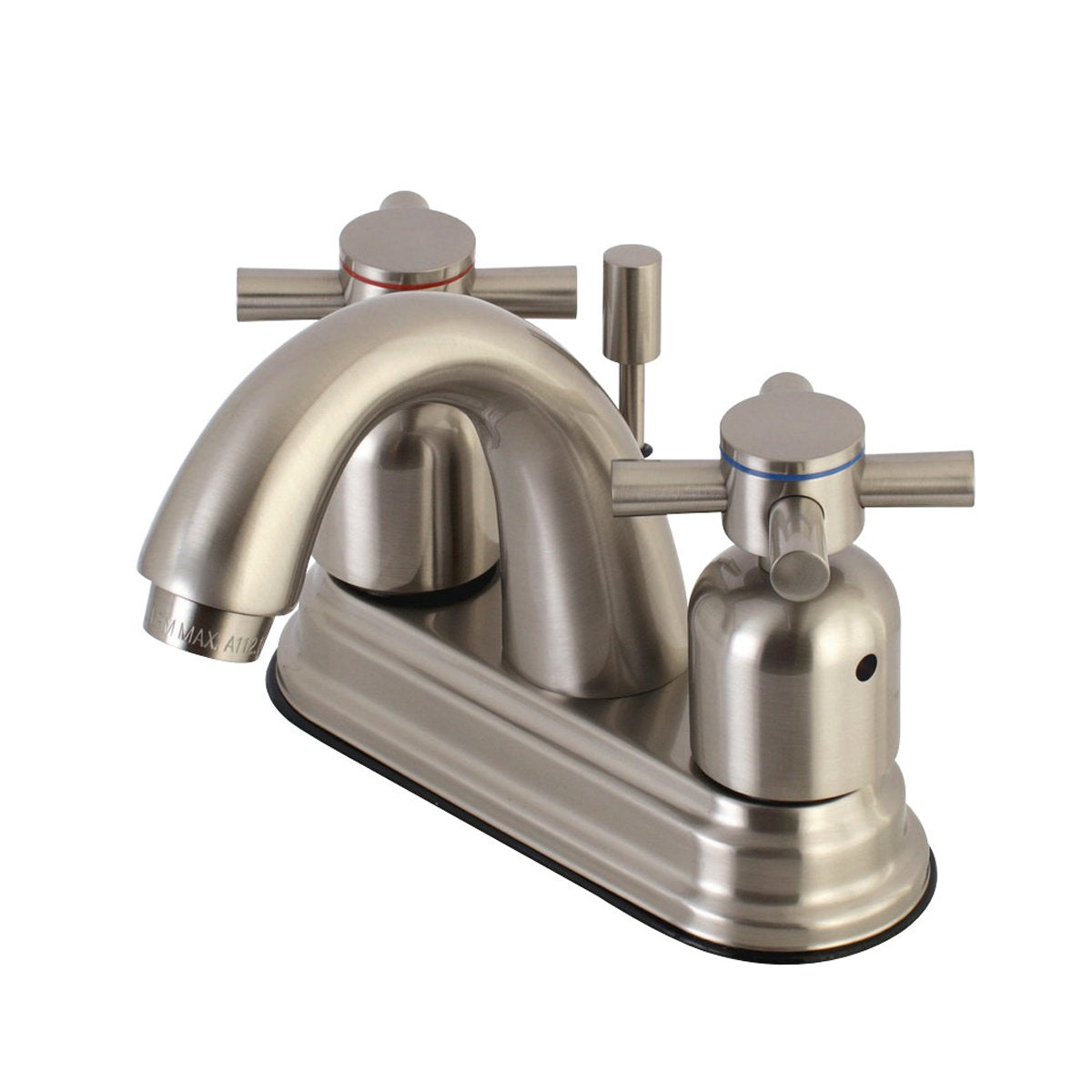 Kingston Brass Concord 4" Centerset Cross-Handle Bathroom Faucet