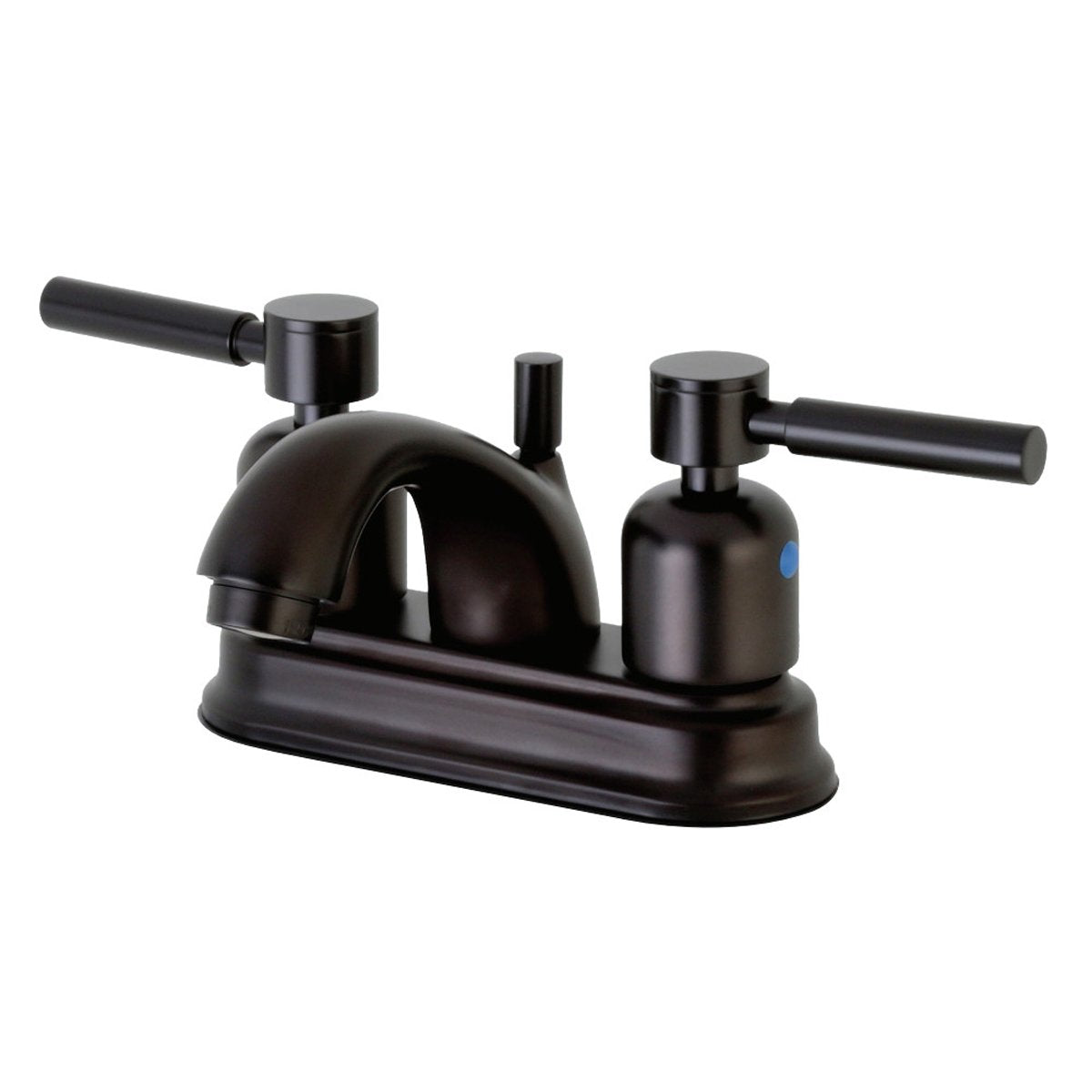 Kingston Brass Concord 4-Inch Centerset 3-Hole Bathroom Faucet with Retail Pop-Up