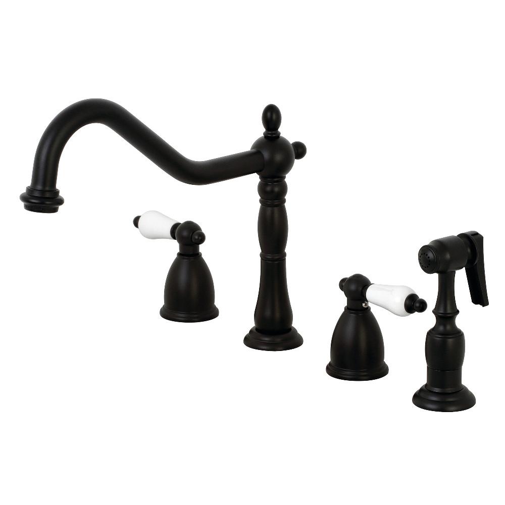 Kingston Brass Heritage Widespread 4-Hole Kitchen Faucet