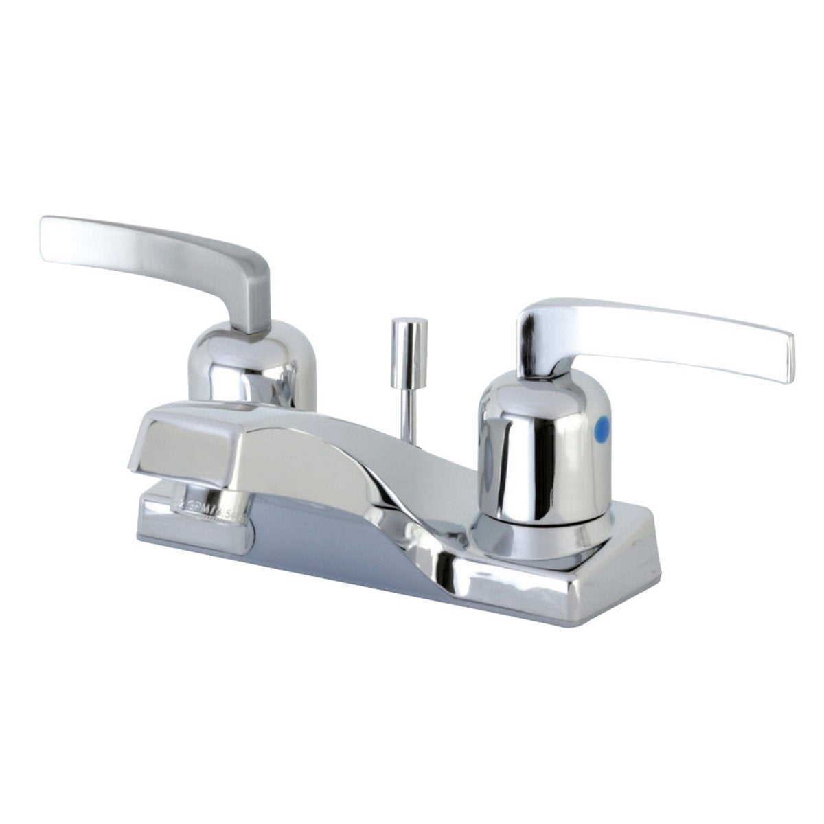 Kingston Brass FB201EFL 4" Centerset Bathroom Faucet in Polished Chrome