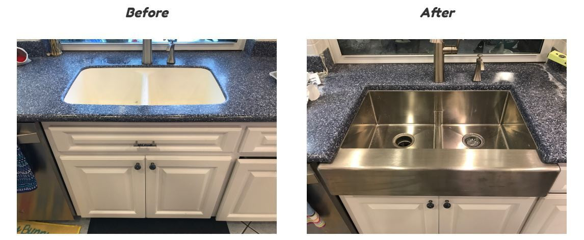 I Hate My Sink - How one company can switch out your kitchen sink