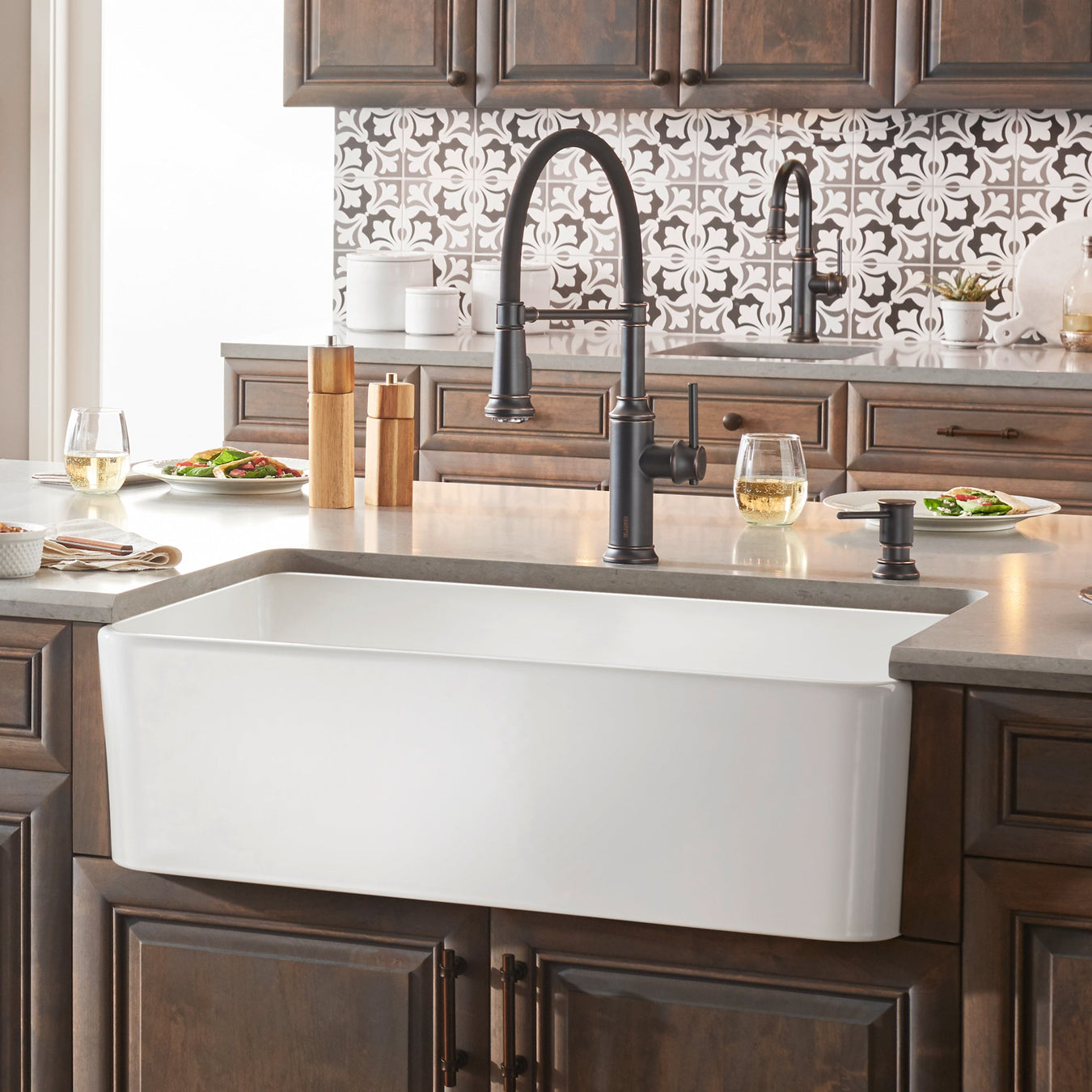 BLANCO CERANA Fireclay Apron Farmhouse Kitchen Sinks