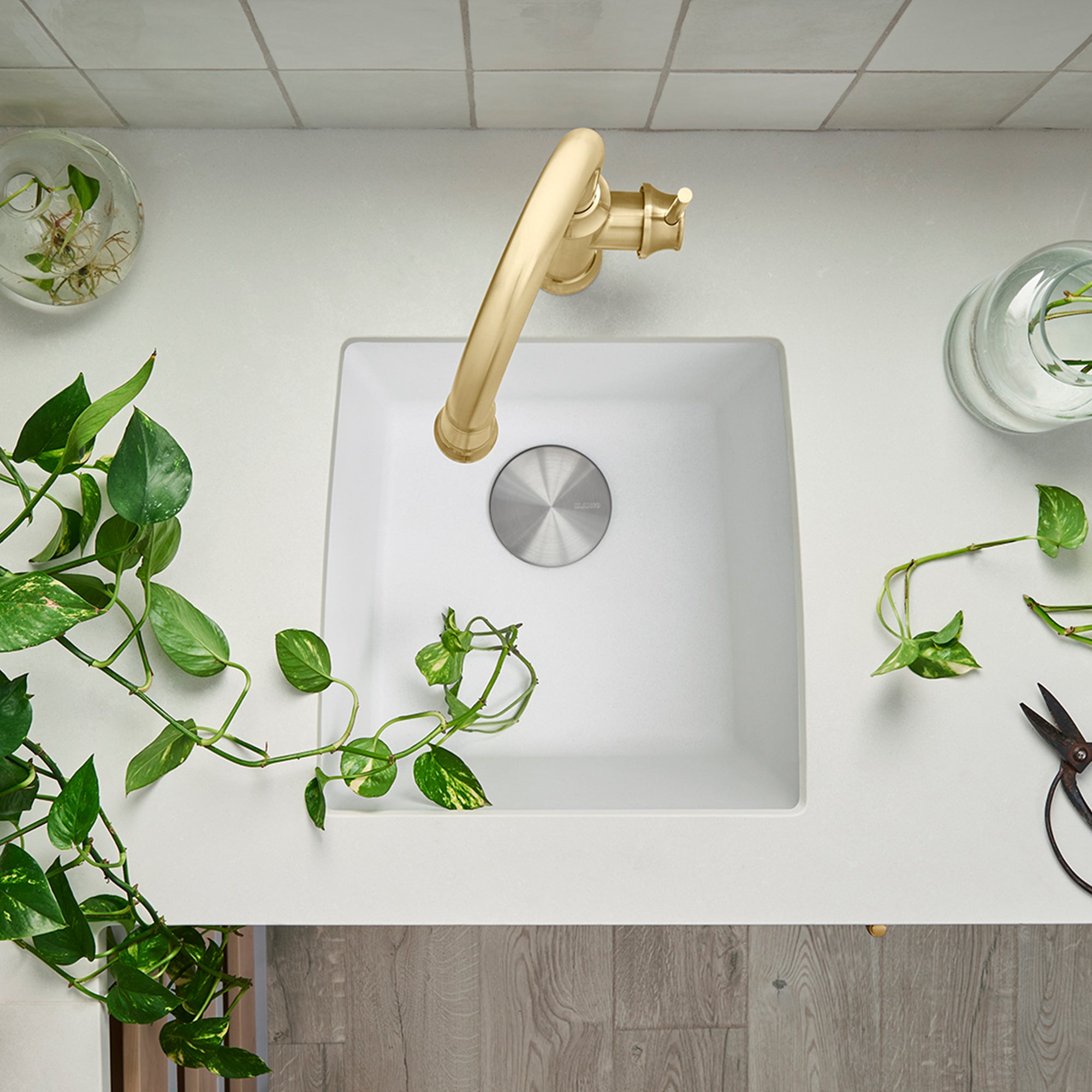 BLANCO 17 1/2" Undermount Performa SILGRANIT Bar and Prep Sink-DirectSinks