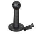 Gallery Rail Posts – Traditional – Flat Black