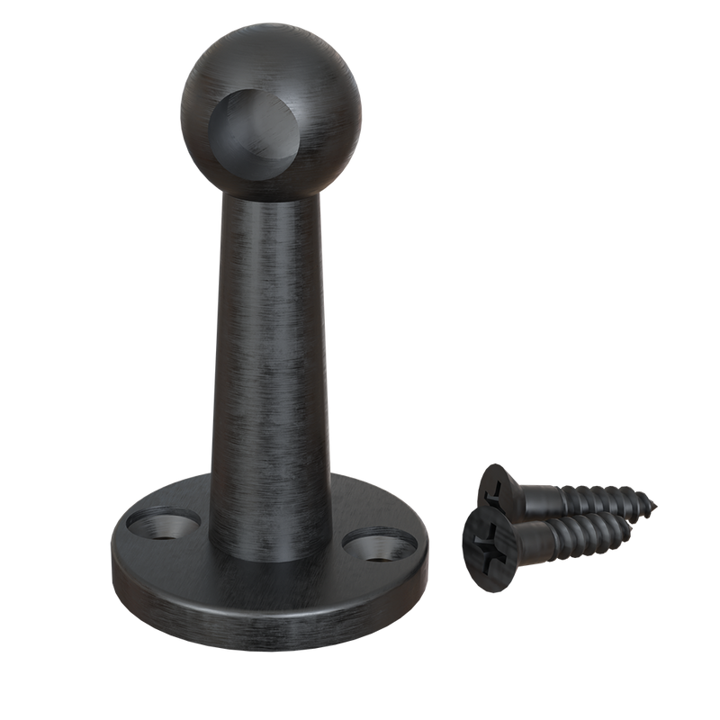 Gallery Rail Posts – Traditional – Flat Black
