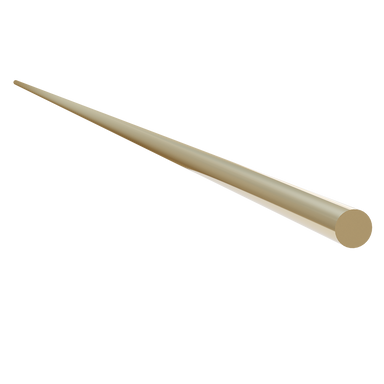 Polished Brass Gallery Rail Rod 36 inch