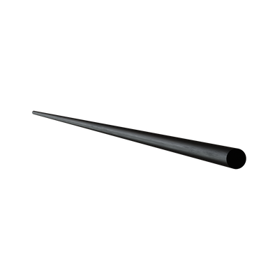 Flat Black Gallery Rail Rod 36 inch