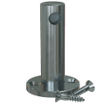 Stainless Steel Single Contemporary Gallery Rail End Post