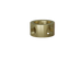 Satin Brass Single Contemporary Gallery Rail Corner Adapter