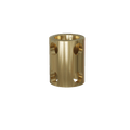Polished Brass Double Contemporary Gallery Rail Corner Adapter