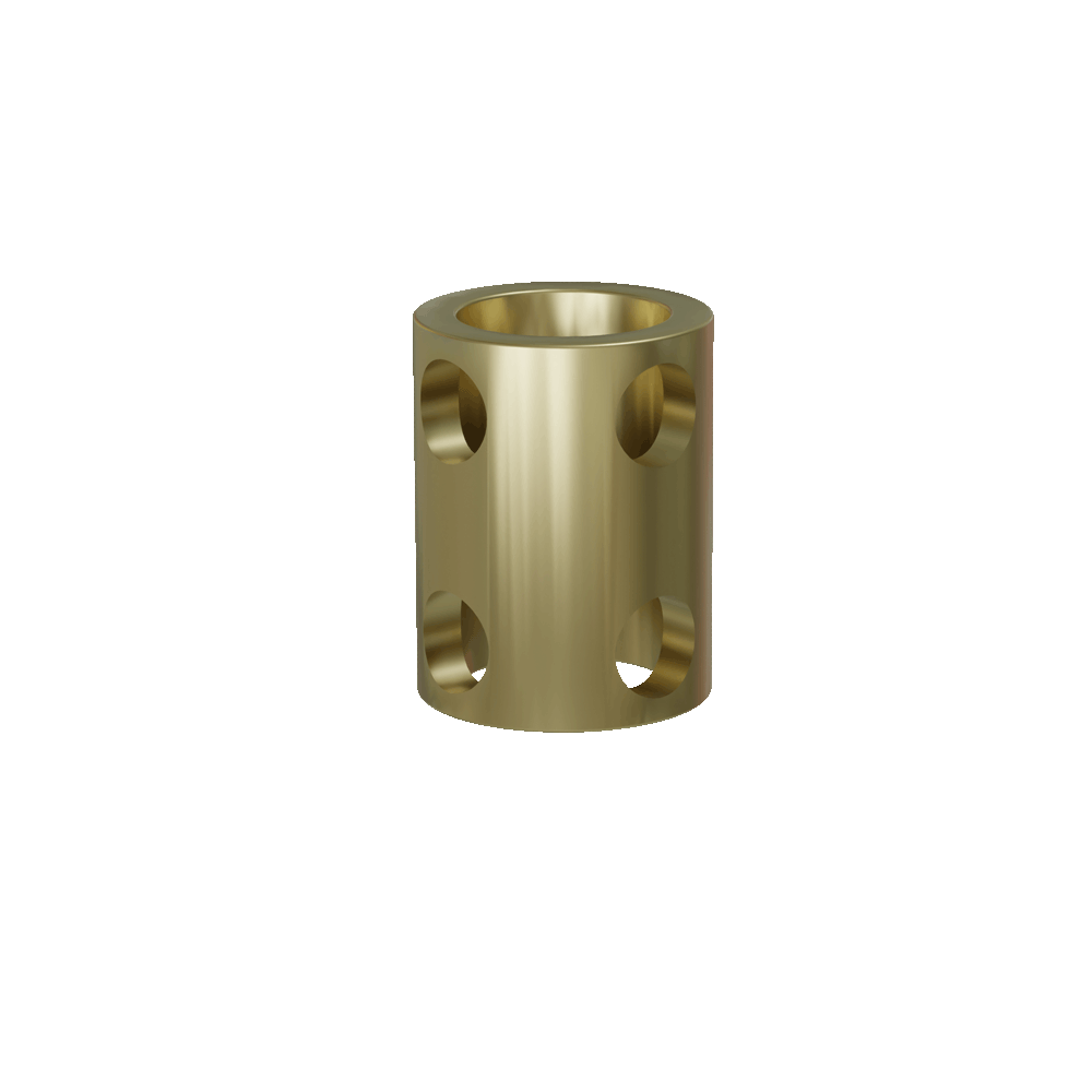 Satin Brass Double Contemporary Gallery Rail Corner Adapter