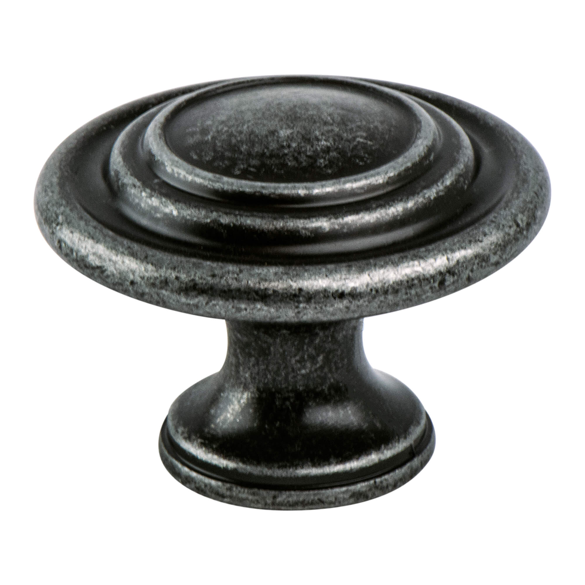 Berenson Advantage Two Knob in Antique Pewter