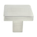 Berenson Contemporary Advantage One Knob in Brushed Nickel - Square