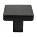 Berenson Contemporary Advantage One Knob in Matte Black - Square