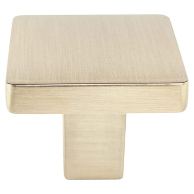 Berenson Contemporary Advantage One Knob in Champagne - Square