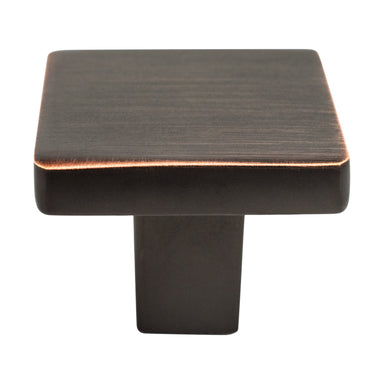 Berenson Contemporary Advantage One Knob in Verona Bronze - Square