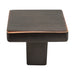 Berenson Contemporary Advantage One Knob in Verona Bronze - Square