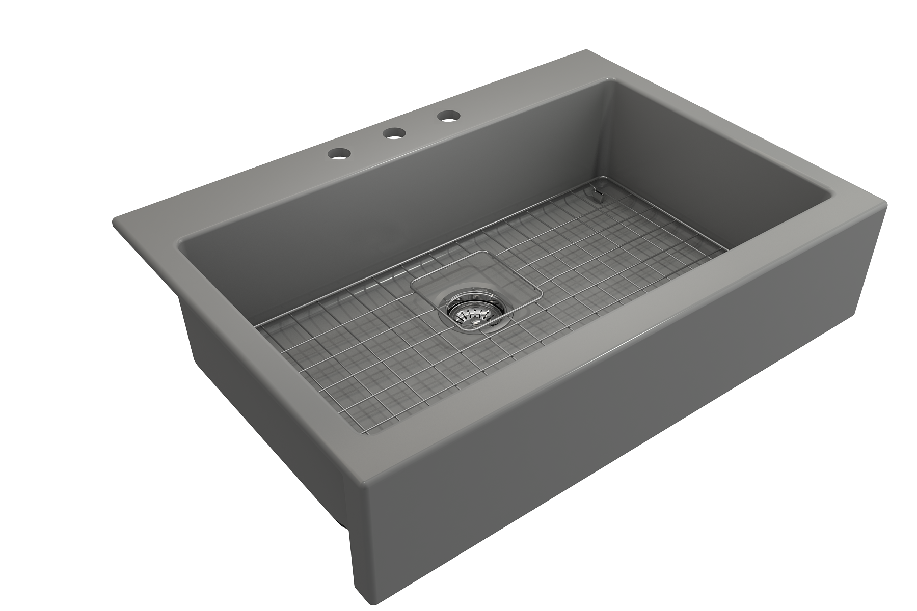 Bocchi Nuova 34" Top Mount Retrofit Farmhouse Sink