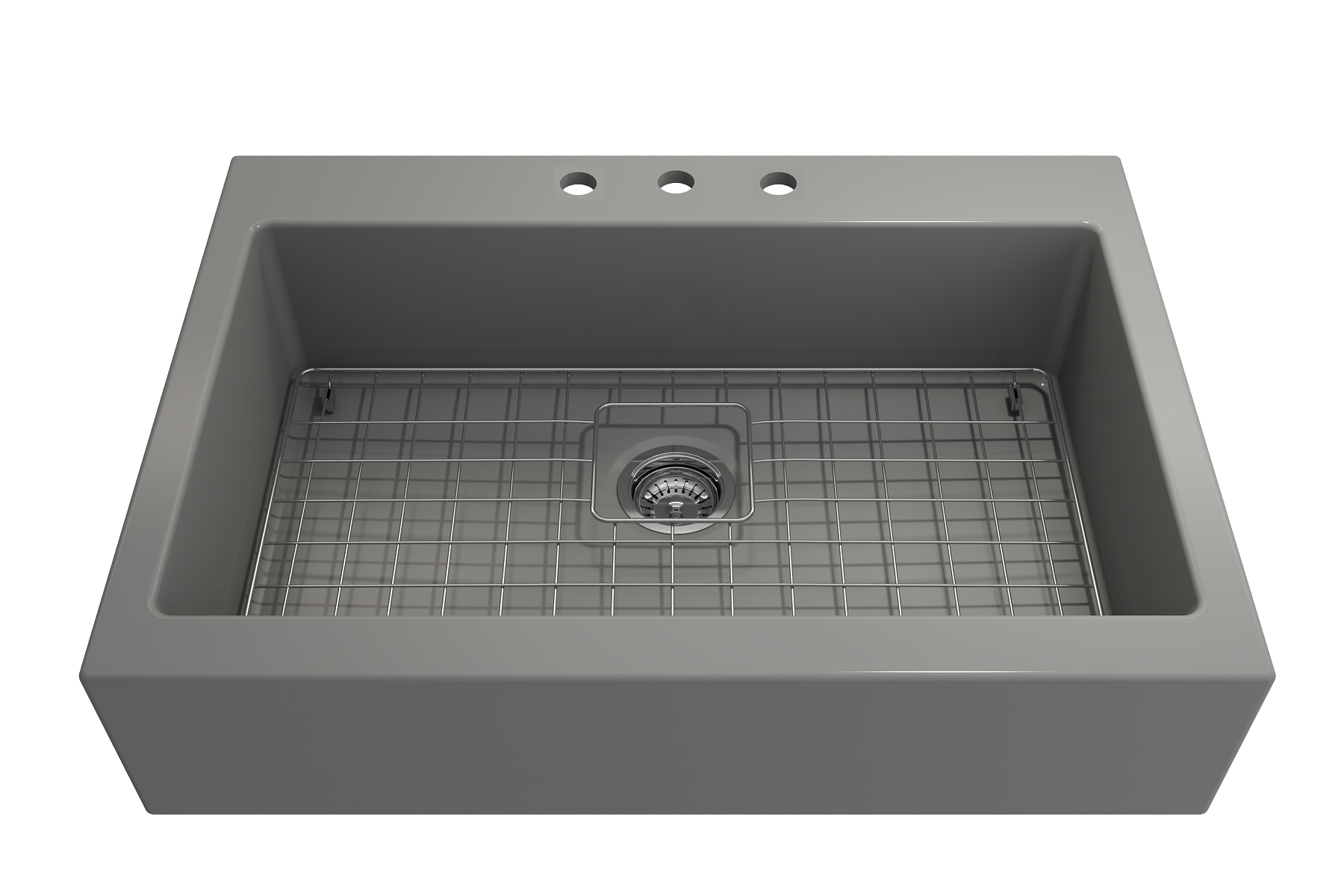 Bocchi Nuova 34" Top Mount Retrofit Farmhouse Sink