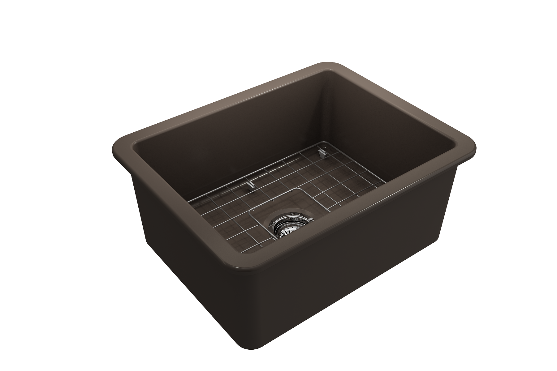 Bocchi Sotto 24" Fireclay Undermount or Drop-In Kitchen Sink