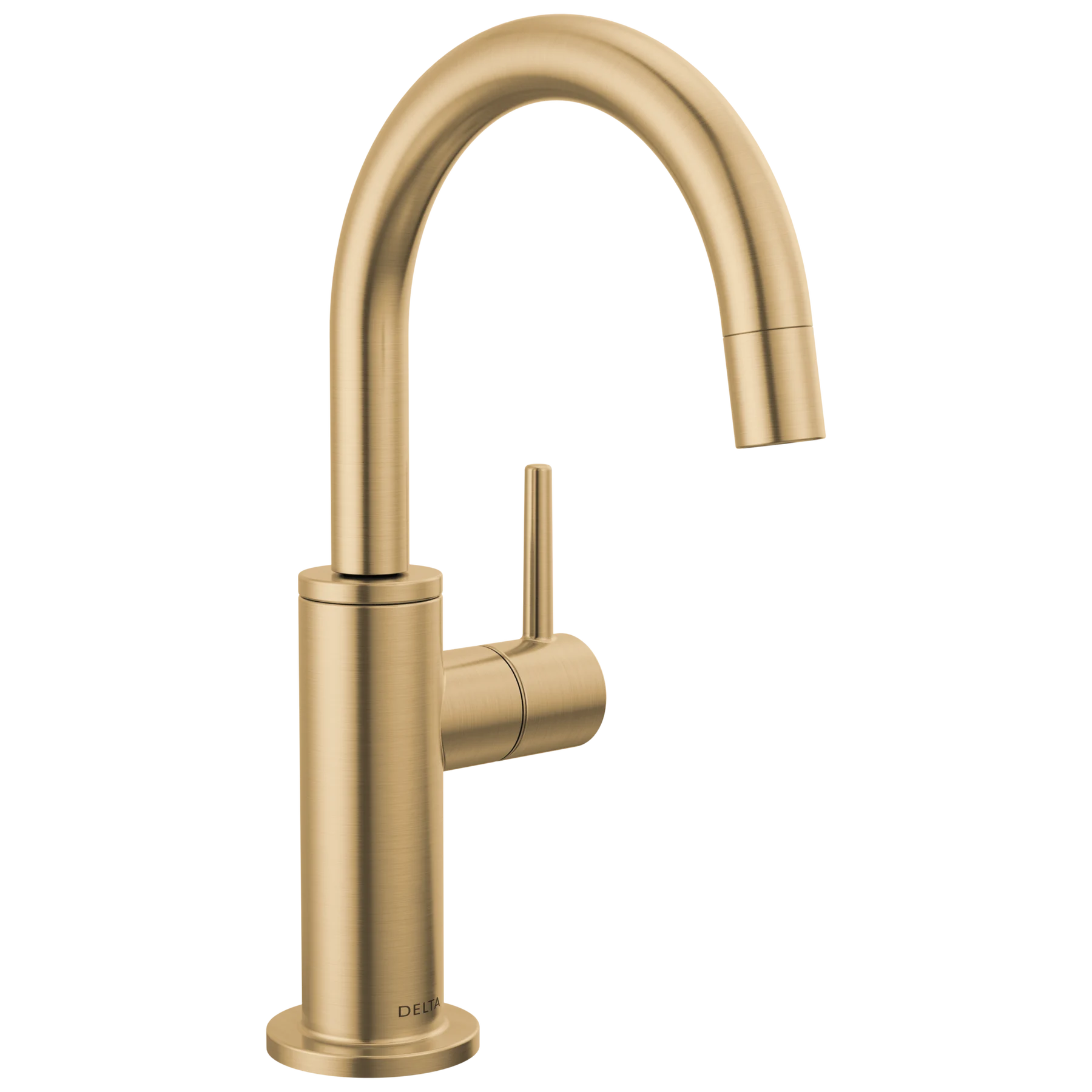 Delta Contemporary Round Beverage Faucet in Champagne Bronze