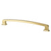 Berenson Hearthstone Appliance Pull in Modern Brushed Gold