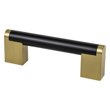Berenson Studio Remix Pull in Matte Black and Modern Brushed Gold