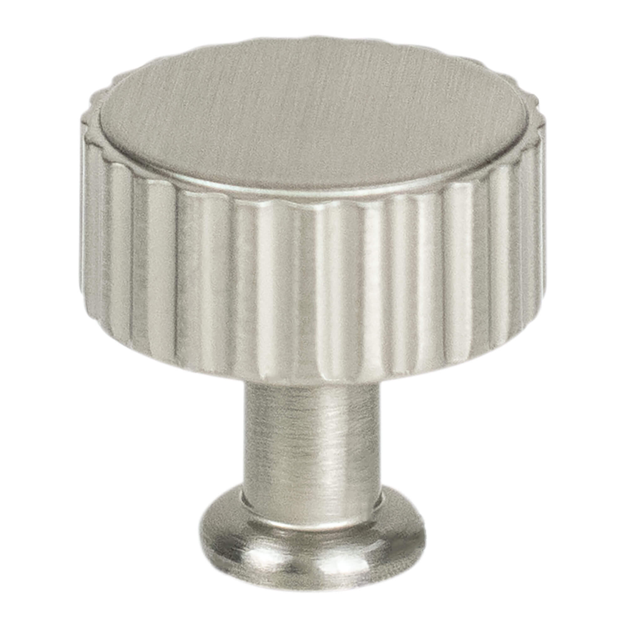 Berenson Cannelee Knob in Brushed Nickel