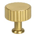 Berenson Cannelee Knob in Modern Brushed Gold