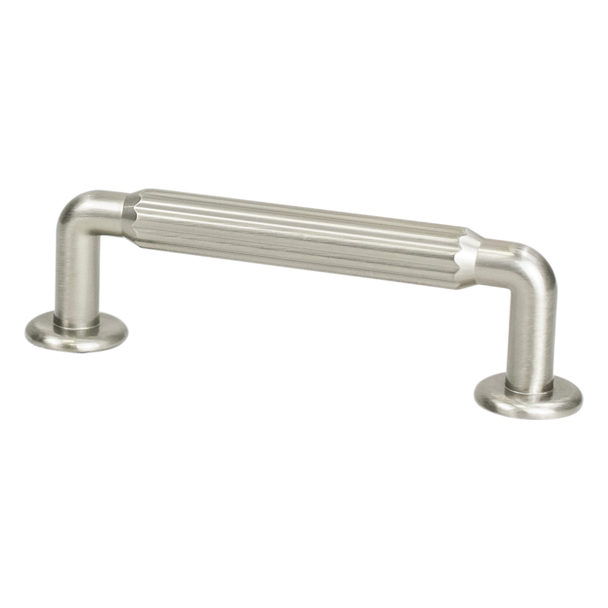 Berenson Cannelee Pull in Brushed Nickel