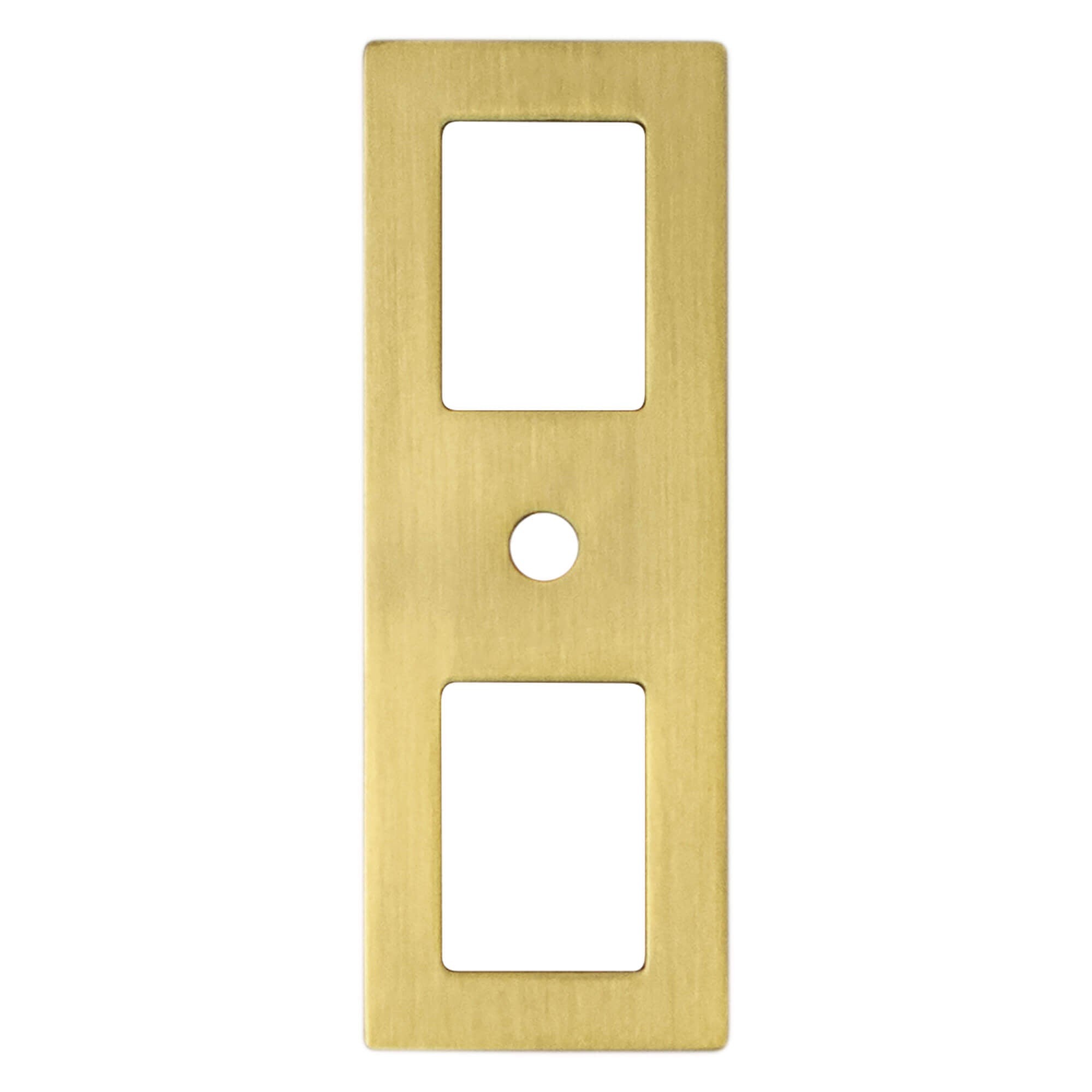 Berenson Statler Backplate in Modern Brushed Gold